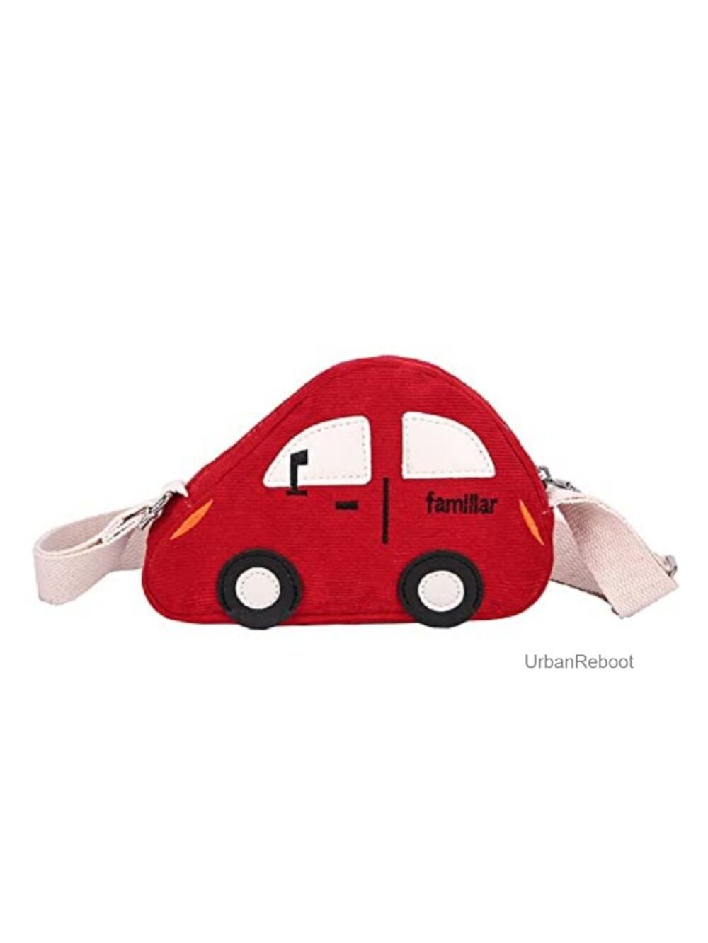 Kids Corduroy Car Shape Crossbody Bag Coin Purse Wallet